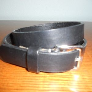 Coach Black Leather Belt